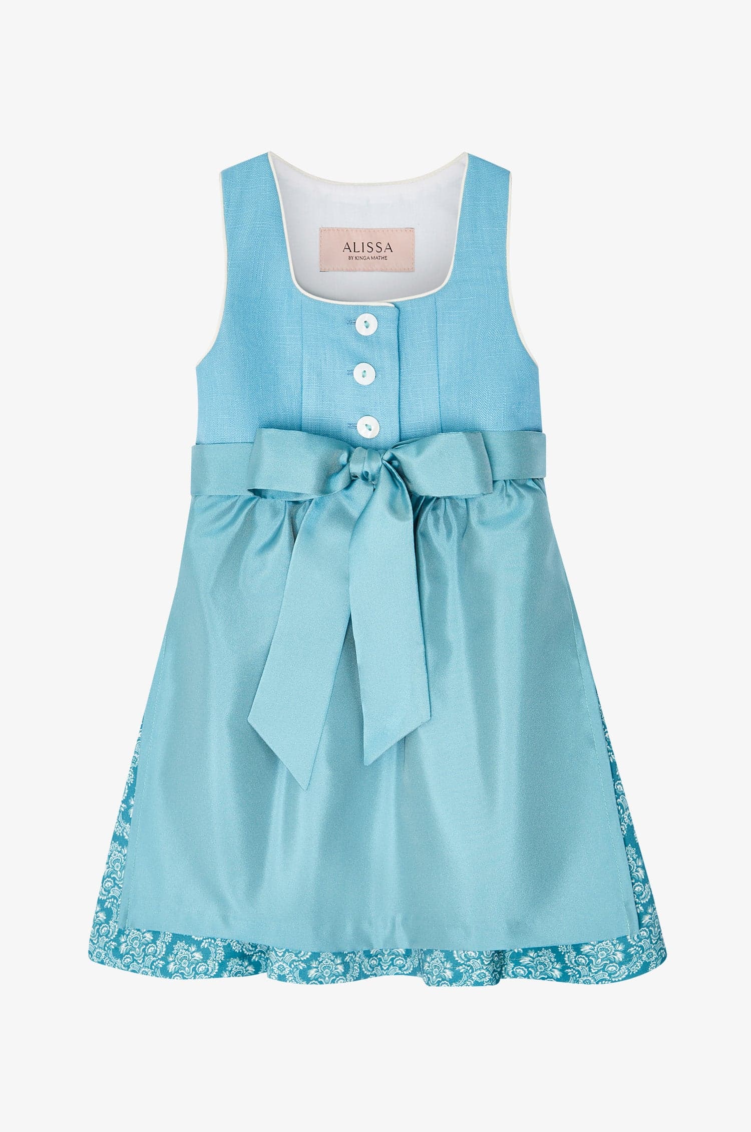 KINDERDIRNDL ANNA IN CYAN