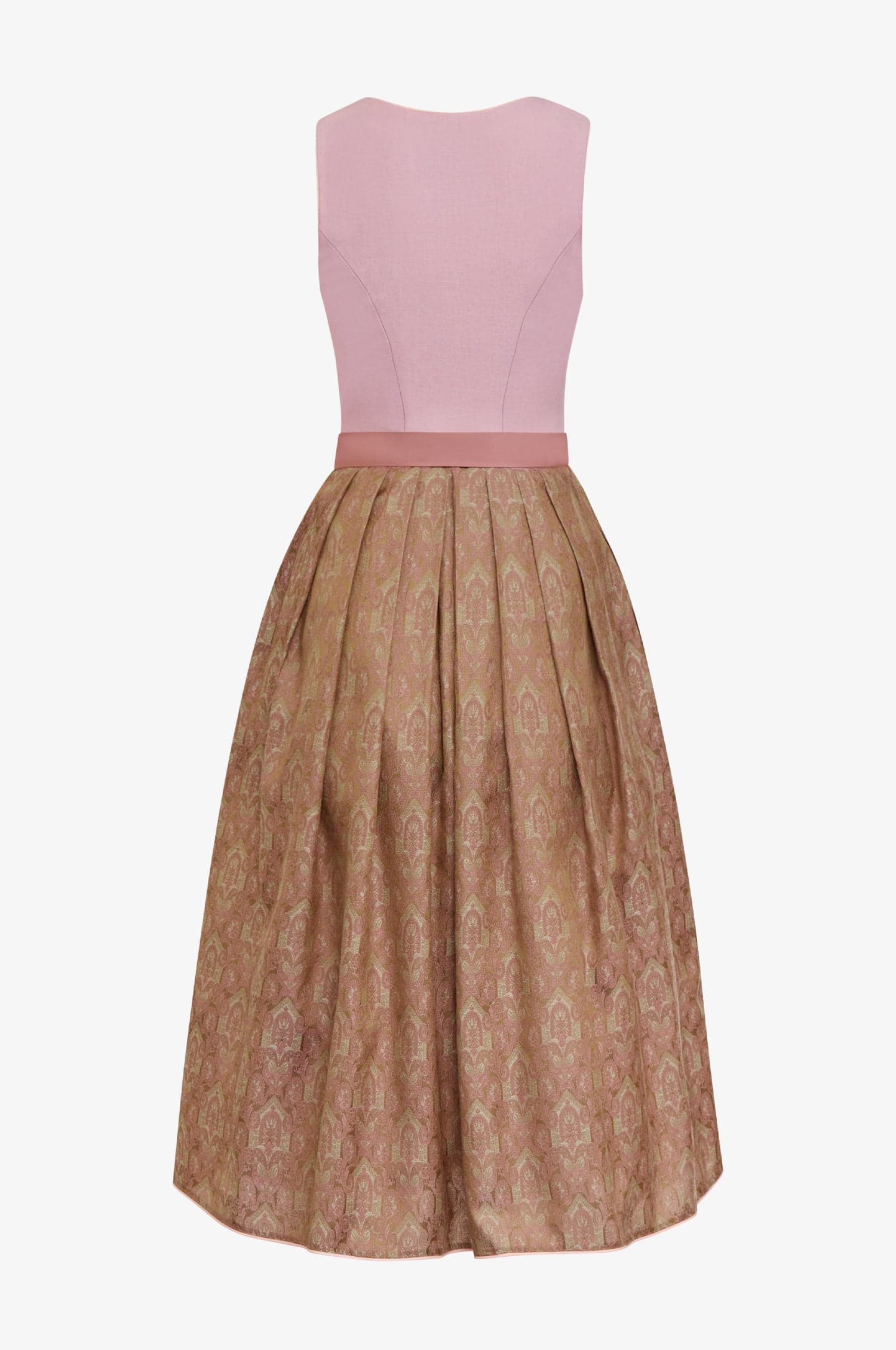 FESTDIRNDL IN ROSÉ MIT KNOPFLEISTE