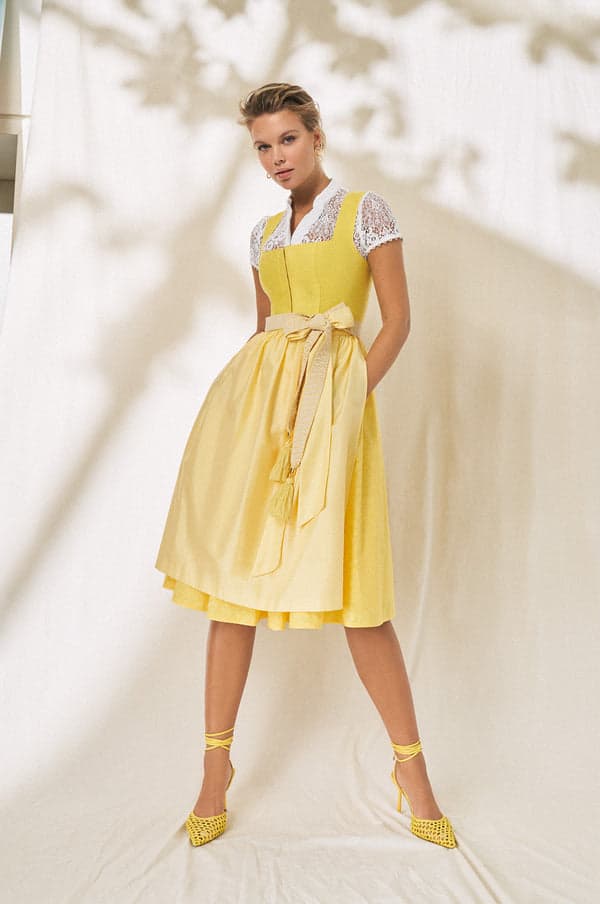 DIRNDL ALMERIA IN ZITRONE